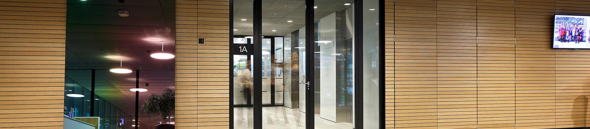 fire-resistant doors and screens