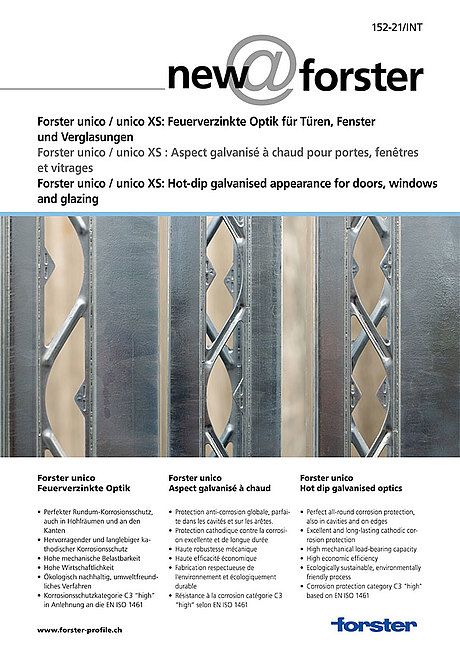new@forster : Forster Profilsysteme AG, Arbon