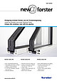 Unique slim windows, new with dry glazing