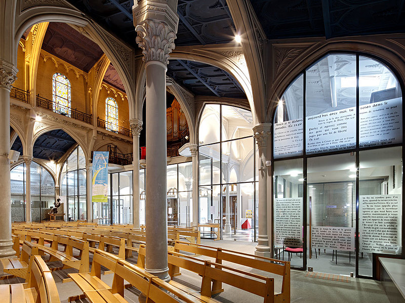 Türen für Branschutz und Rauchschutz E30 und Verglasungen, forster presto und forster thermfix light
Kirche Saint Honoré d'Eylau, Paris