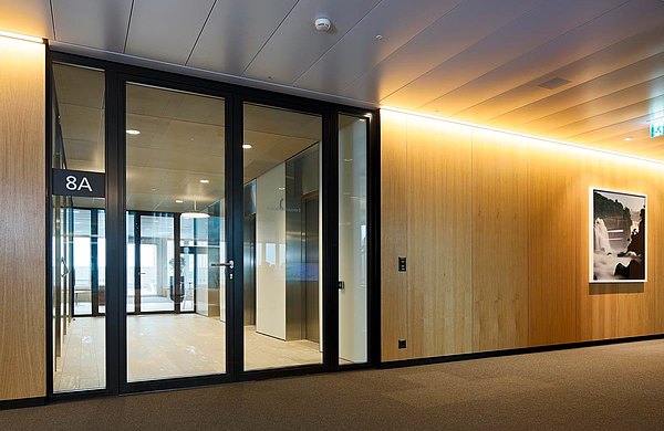 fire-resistant door EI30 in steel, forster fuego light
SkyKey Zurich