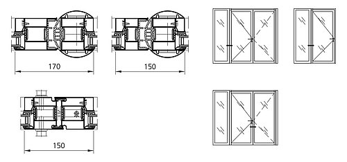 thermal insulated finger protection door, forster unico