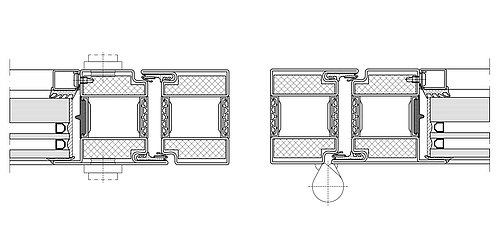 fire-protection door with thermal break, forster unico