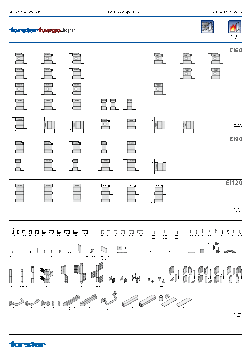 System overview EI60 - EI120 forster fuego light