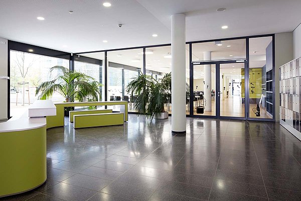 fire-rated doors T30 and smoke-resistant doors RS in fixed glazing. Systems: forster fuego light and forster presto.
Secondary school Bürgerwiese, Dresden